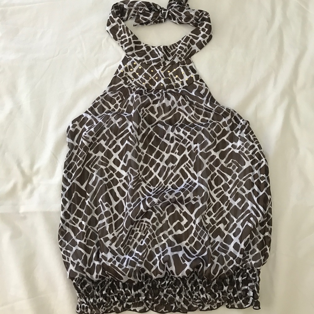 Cute halter tank in size L
